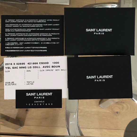 ❌SOLD❌ Saint Laurent Collège Crocodile Bag - Picture 3 of 8